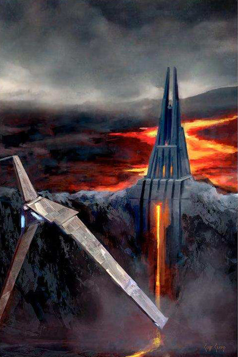 Fortress of Mustafar - Giclee on Canvas