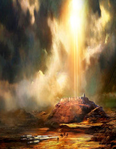 "Jedha's Doom"  --- Giclee on Canvas
