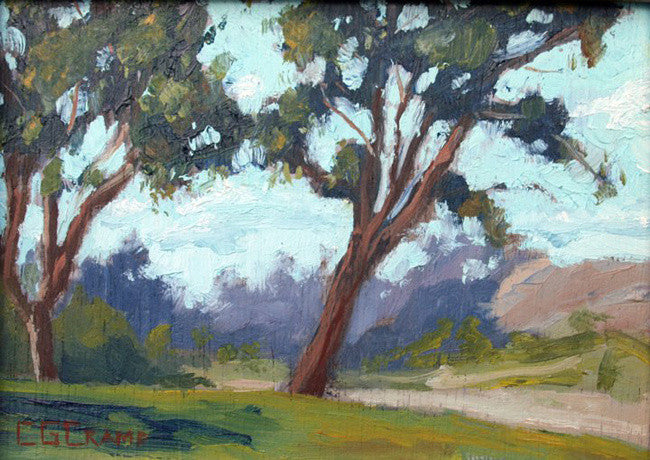 "Laguna Lake" ---  7" x 5"  ---  Oil