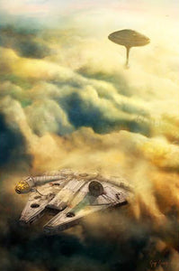"Leaving Bespin"  ---  Giclee on Canvas