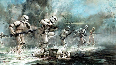 "Strorming Troopers"  --- Lithograph